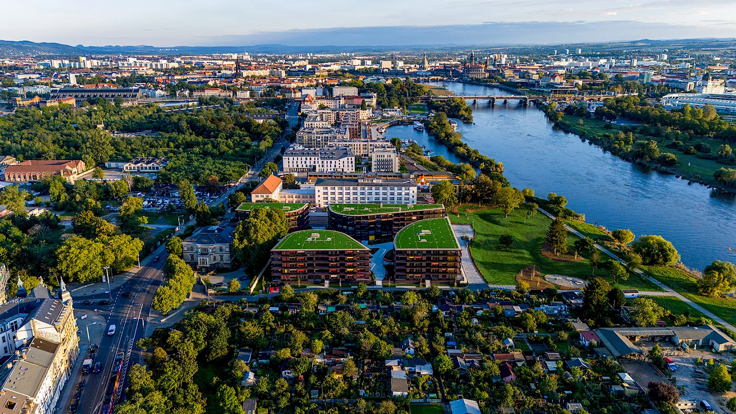 Entdecken Sie Marina Garden Dresden in voller Sommerblüte